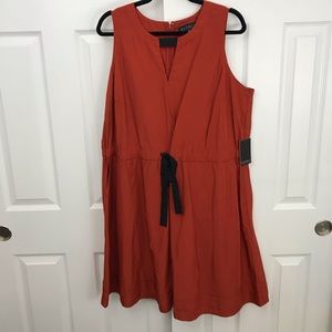 Plus Size Orange Dress WITH POCKETS!!!!